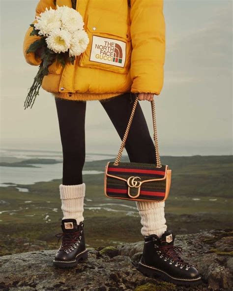 chaussette the north face gucci|Gucci north face campaign.